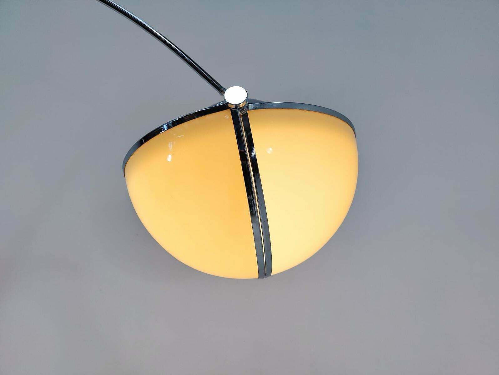 "Pac Man" Arc Floor Lamp By Superstudio For Poltronova, Italy, 1970s photo Lighting