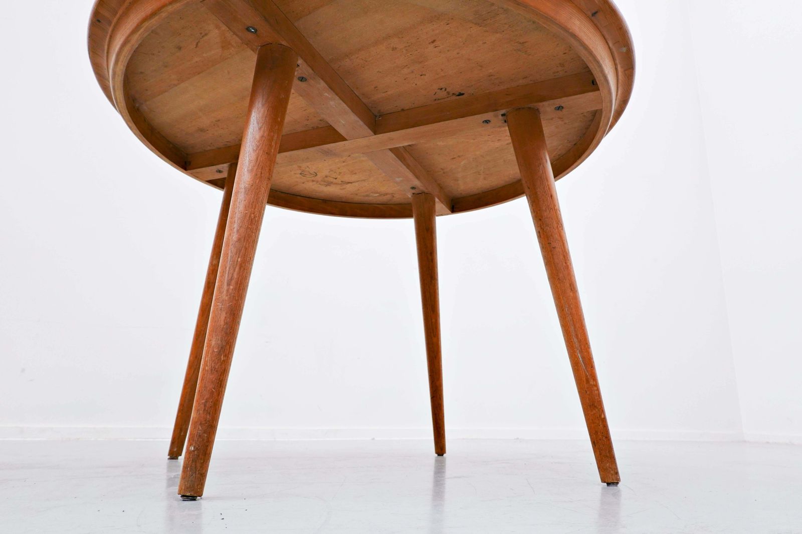 Mid Century Modern Coffee Table Model "Dreirundtisch" By Max Bill, Swiss 1949 photo 5837.0