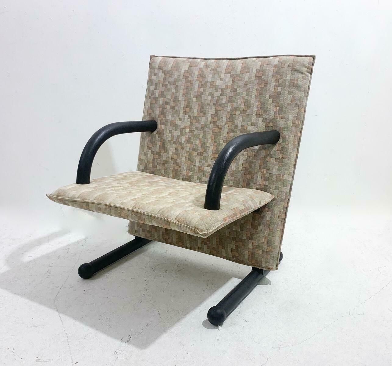 Mid Century Armchair "T Line" By Felix De Burkhard Vogtherr For Arflex, 1980s