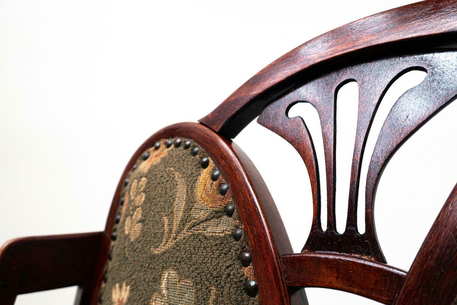 Bentwood Armchair By Thonet, Beech And Fabric, 1930s photo 1911.0