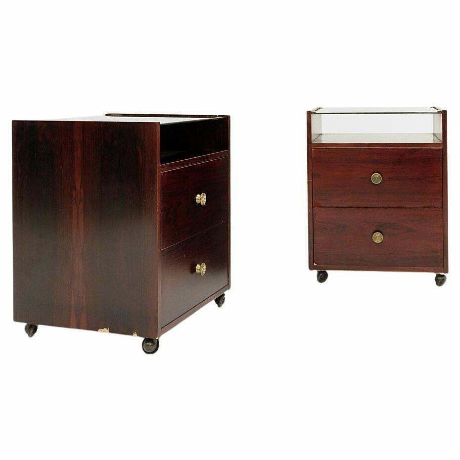 Pair Mid Century Modern Nightstands By Carlo Di Carli, Sormani