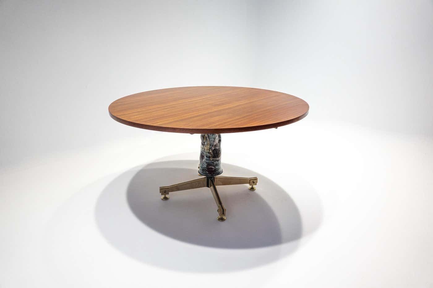 Wood And Ceramic Extendable Dining Table Melchiorre Bega & Pietro Melandri photo furniture