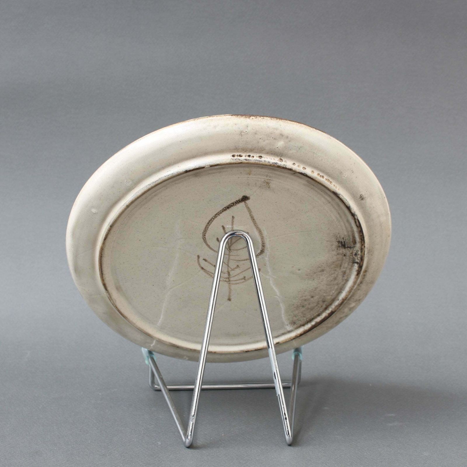 Mid Century French Ceramic Decorative Plate By Le Mûrier Circa 1960s photo buy