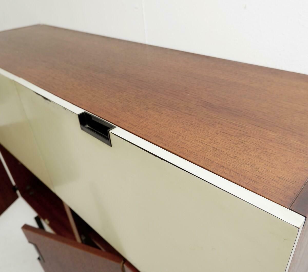 photo vintage Mid Century Pastoe "Cu07" Japanese Series Highboard By Cees Braakman   1950s