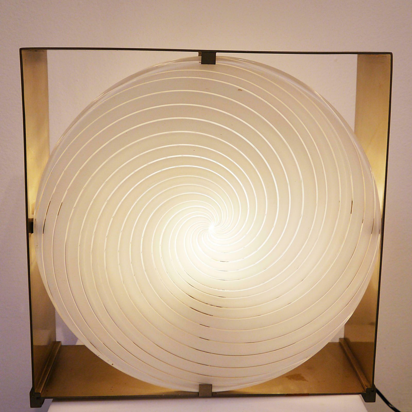 Table Lamp Spiral Lt217 By Carlo Nason For Mazzega, Italy 1960s photo 2967.0