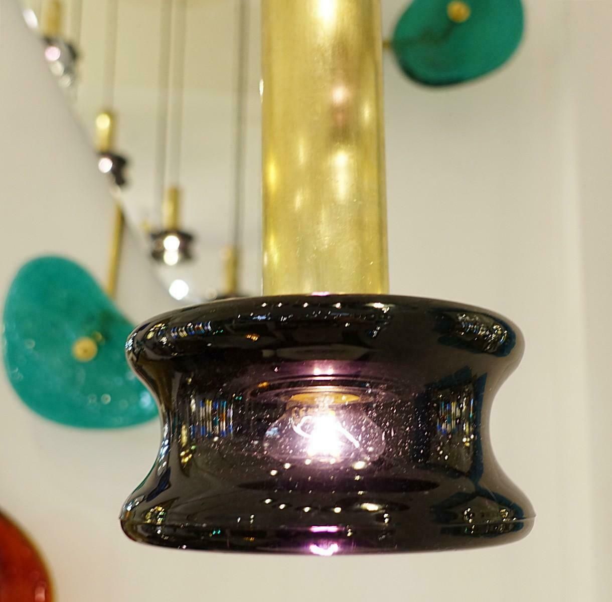 Glass Pendants Chandelier   Belgian Creation By Jacques Nonnon photo furniture
