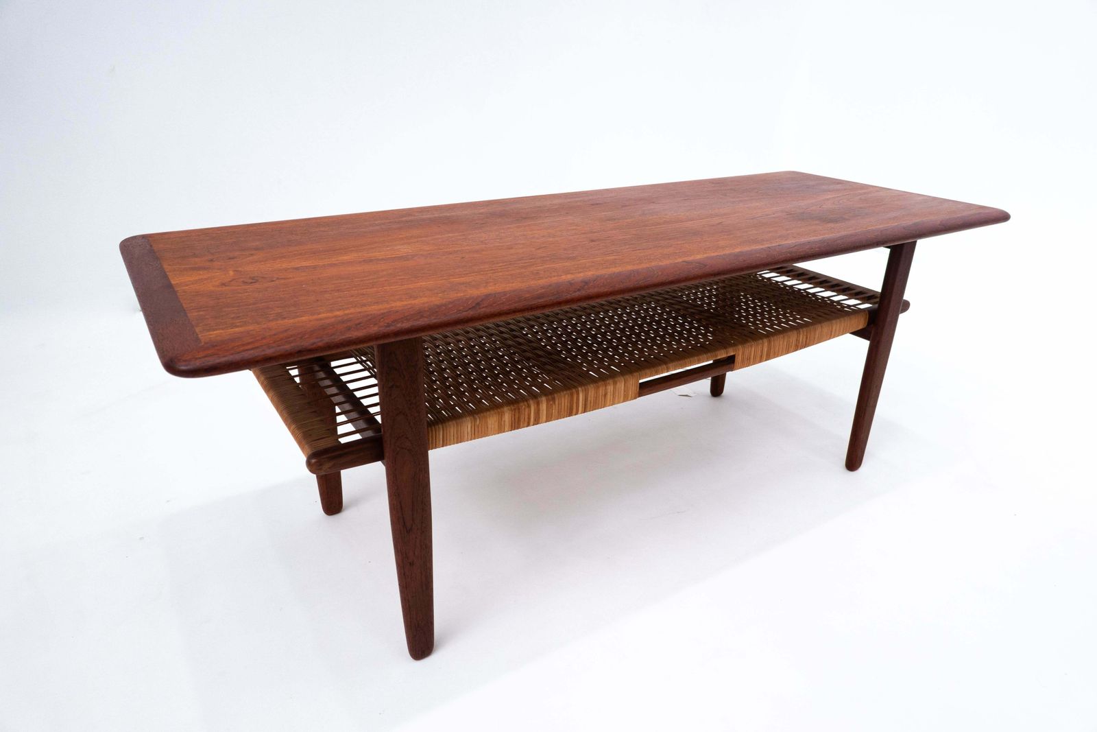 Mid Century Modern Scandinavian Coffee Table, Wood, 1960s photo buy