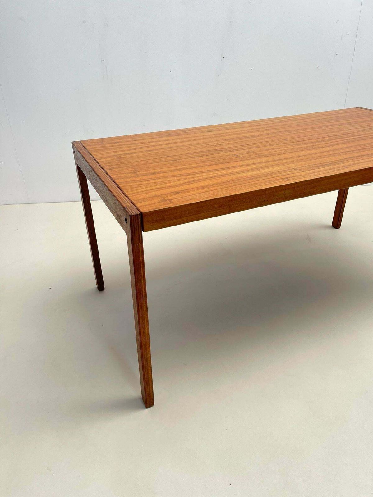 Mid Century Wooden Scandinavian Desk With Drawers, 1960s photo for sale