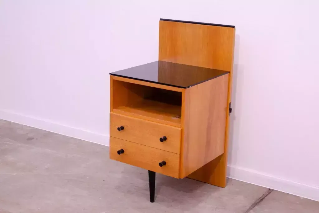 Midcentury Nightstand By Mojmír Požár 1960s Czechoslovakia photo 402.0