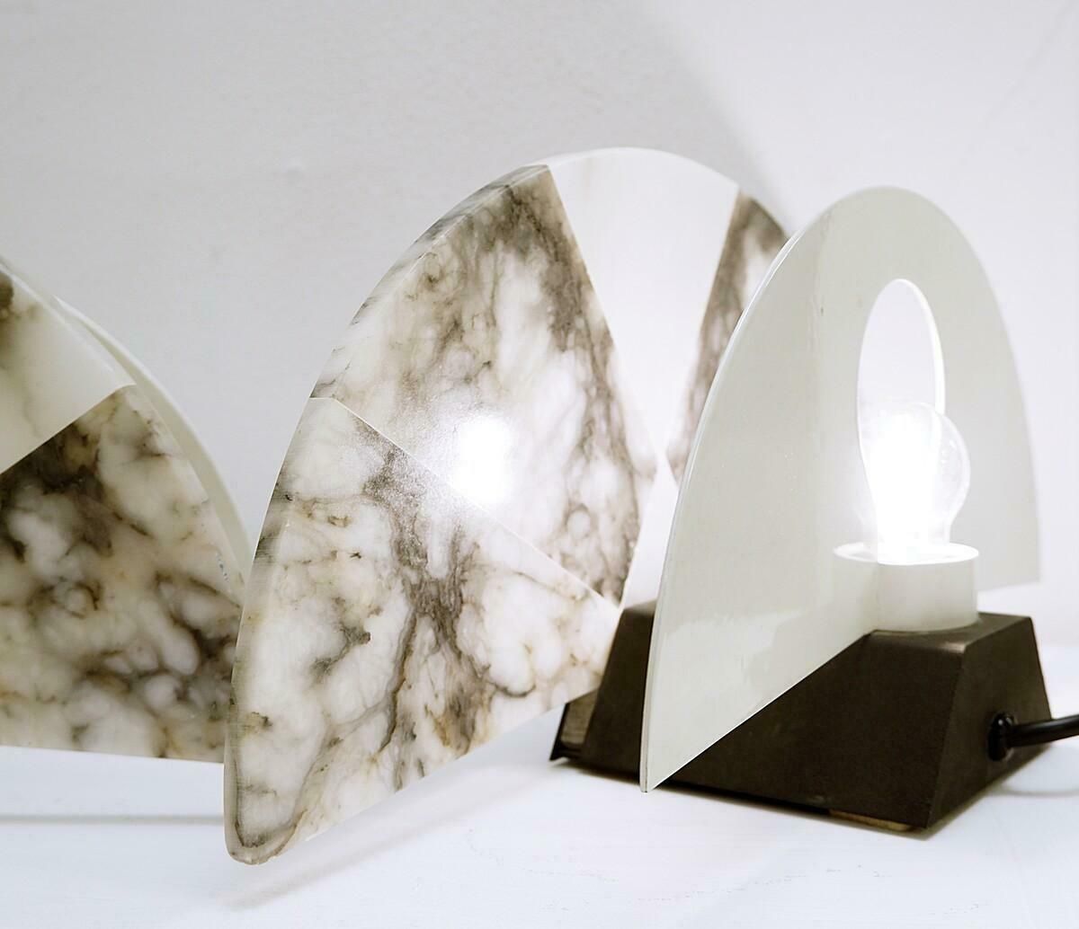 Pair Of Mid Century Modern "Ventiglio" Table Lamps By Angelo Mangiarotti photo 1907.0