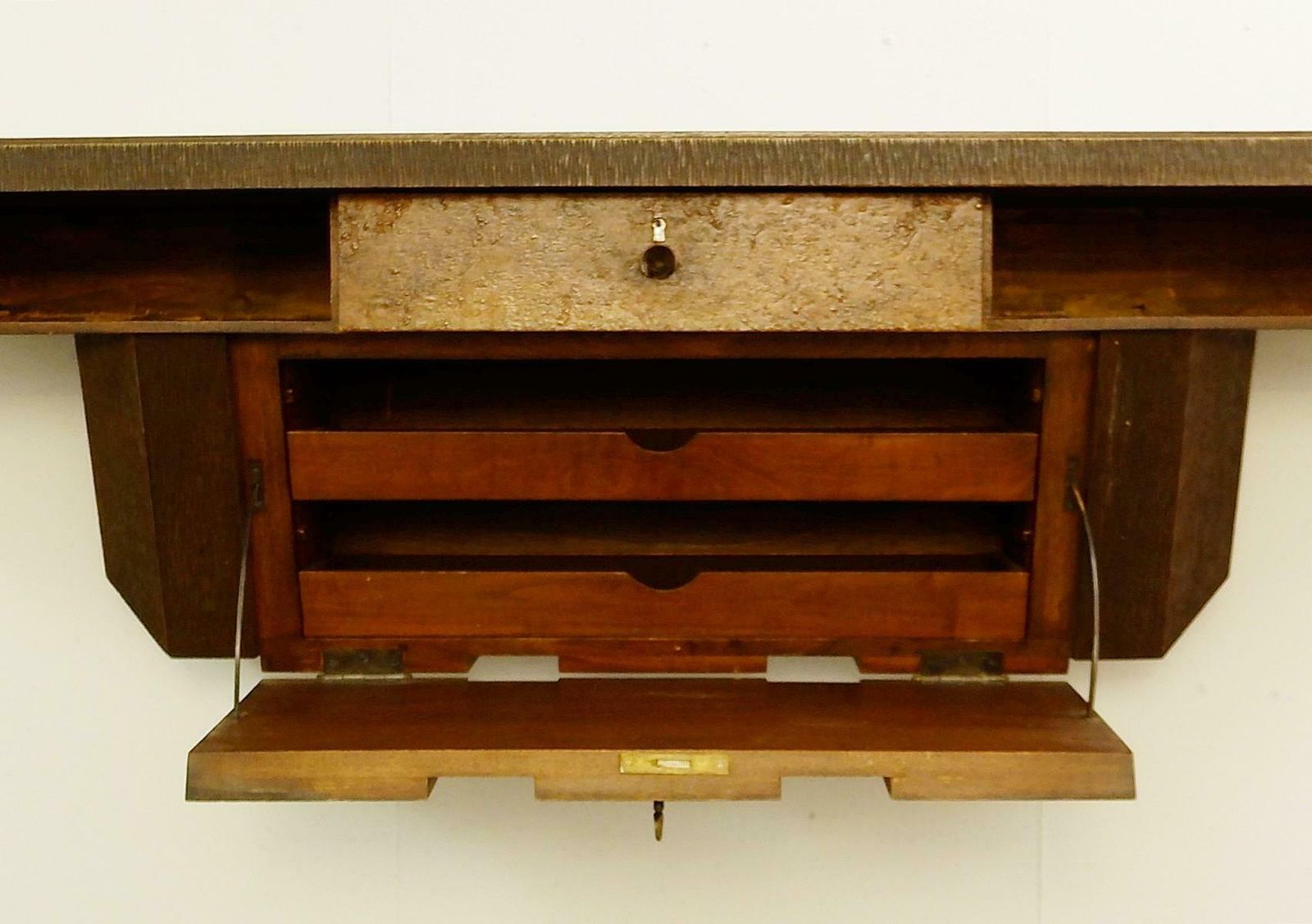 Extra Large Wood Console By Pier Luigi Colli, Italy, 1950s photo 11656.0