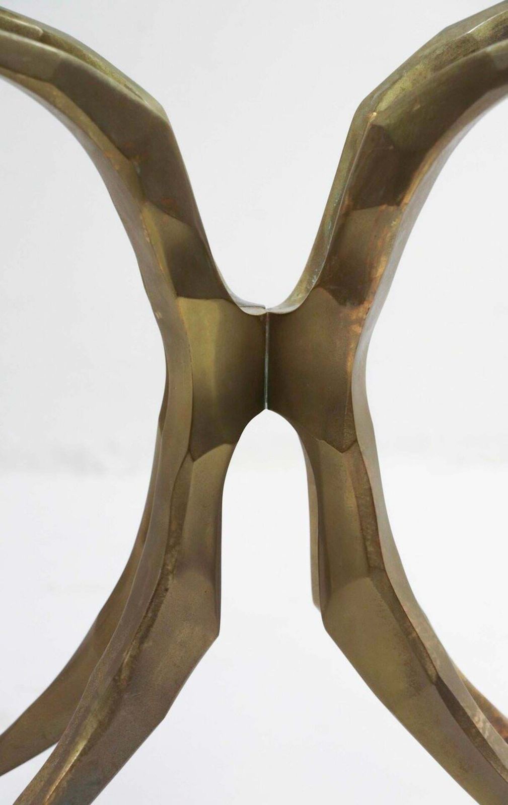 Mid Century Modern Bronze 'Seahorse' Coffee Tables By Willo Daro, 1970s photo Furniture