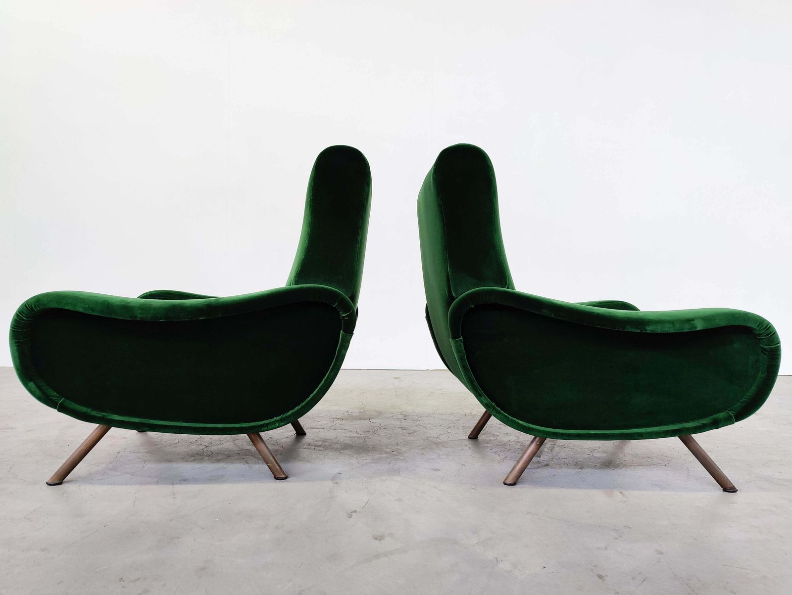 Mid Century Modern Pair Of Zanuso Armchairs For Arflex, Model Lady, 1950s photo Furniture