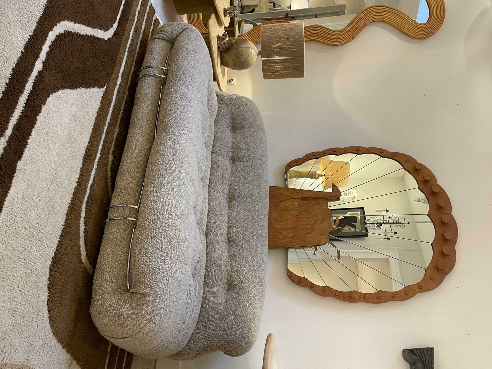 photo vinterior Mid Century Modern "Soriana" Sofa By Afra & Tobia Scarpa For Cassina, Italy 1970