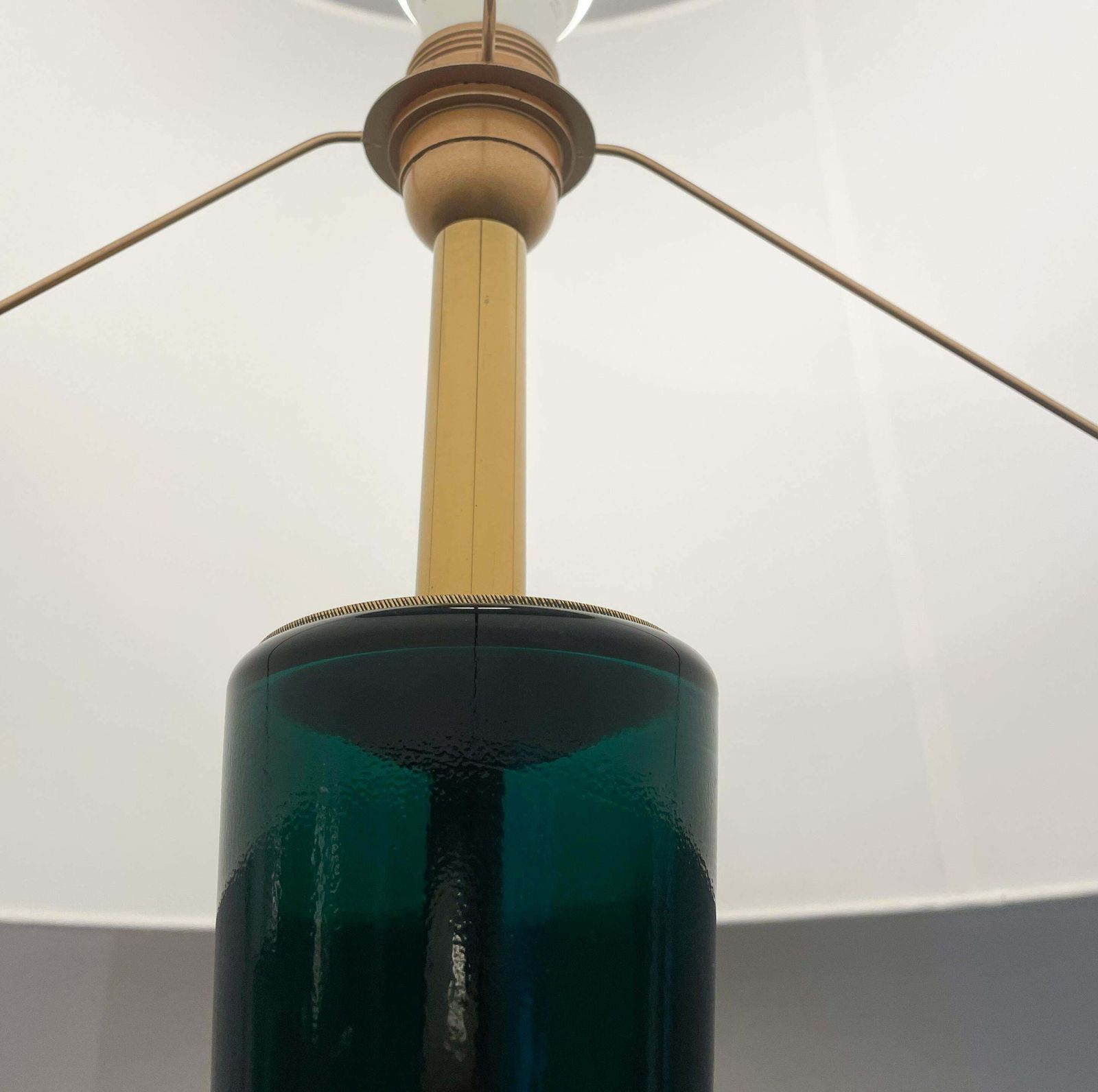 photo furniture Mid Century Blue And Green Murano Glass Floor Lamp By Fulvio Bianconi, 1950s