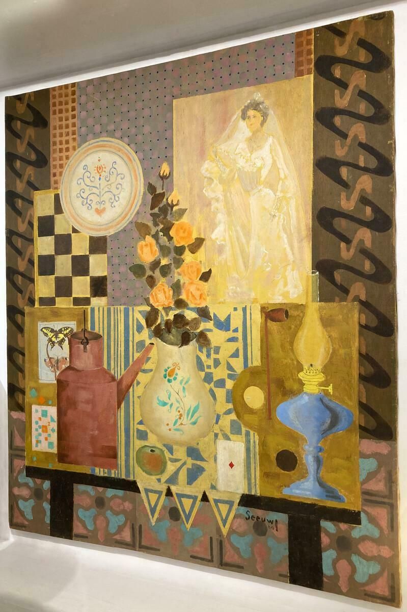 Jos Seeuws (1912 2003) Painting, Belgium, 1970s photo buy