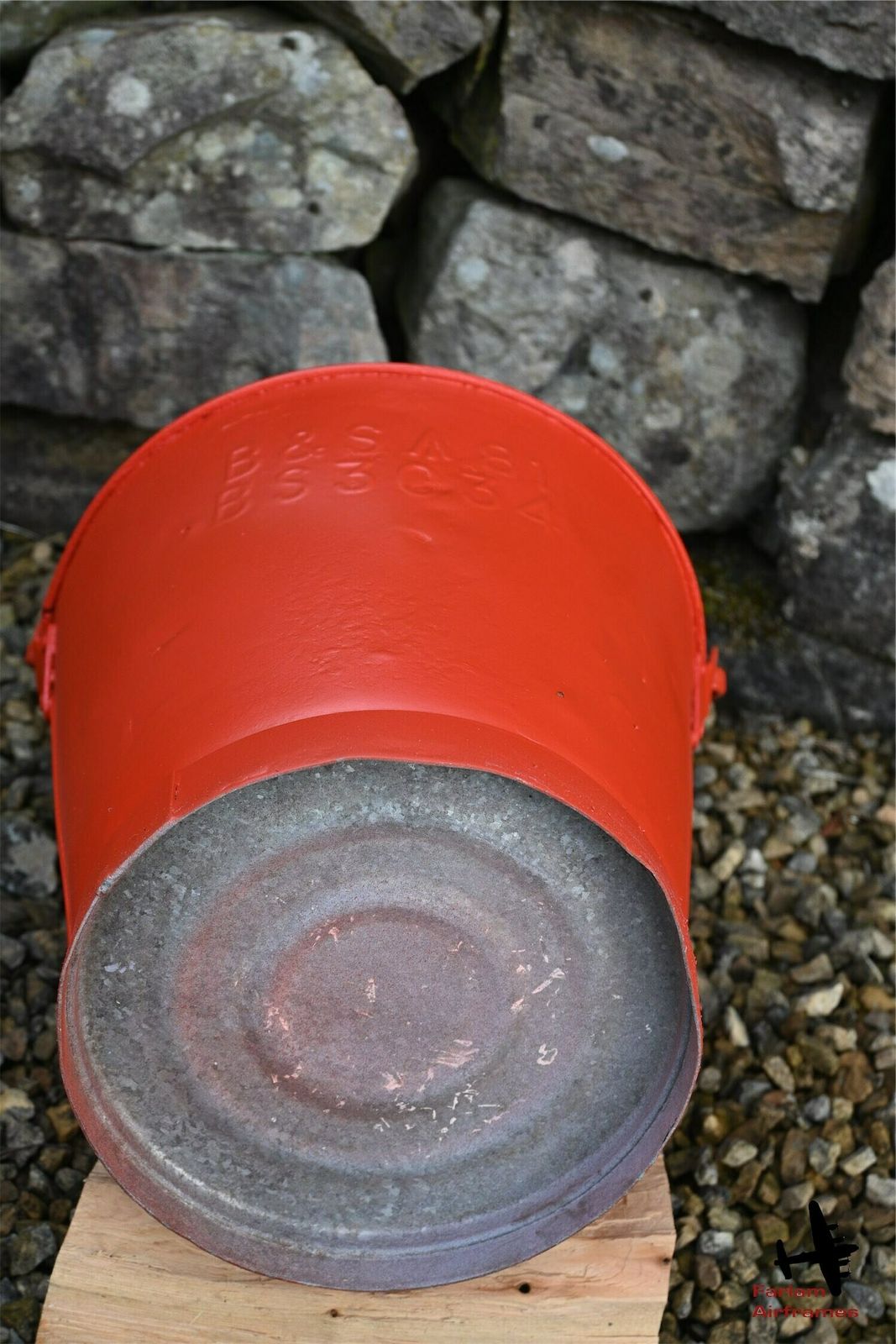 Raf Fire Bucket Waste Paperbin/Log Basket/Plant Pot photo 85.0
