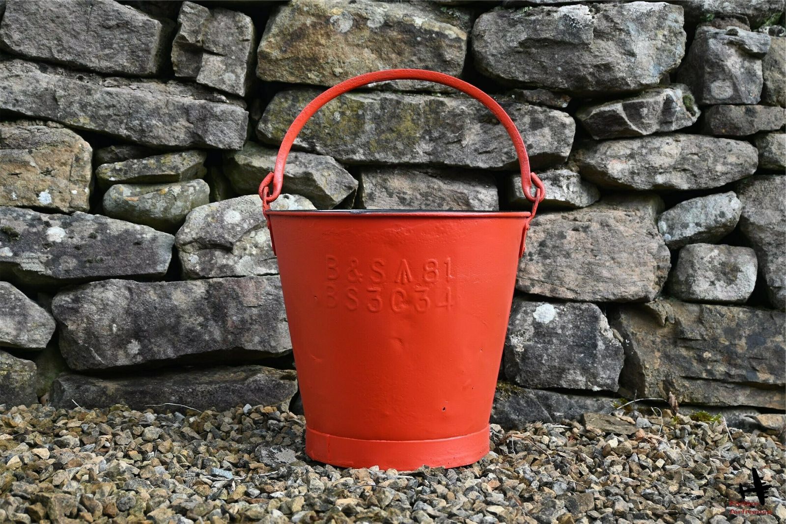 Raf Fire Bucket Waste Paperbin/Log Basket/Plant Pot photo vinterior