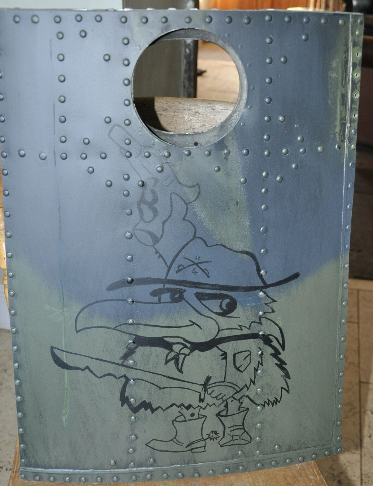 Bell Huey Squadron Vietnam Nose Art Panels photo furniture