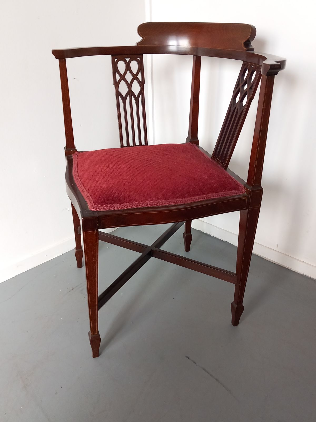 Corner Chair, 2010s, Mahogany, Mahogany photo for sale