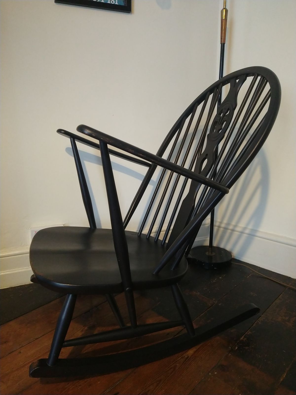 Ercol Grandfather Rocking Chair Model 316 photo furniture