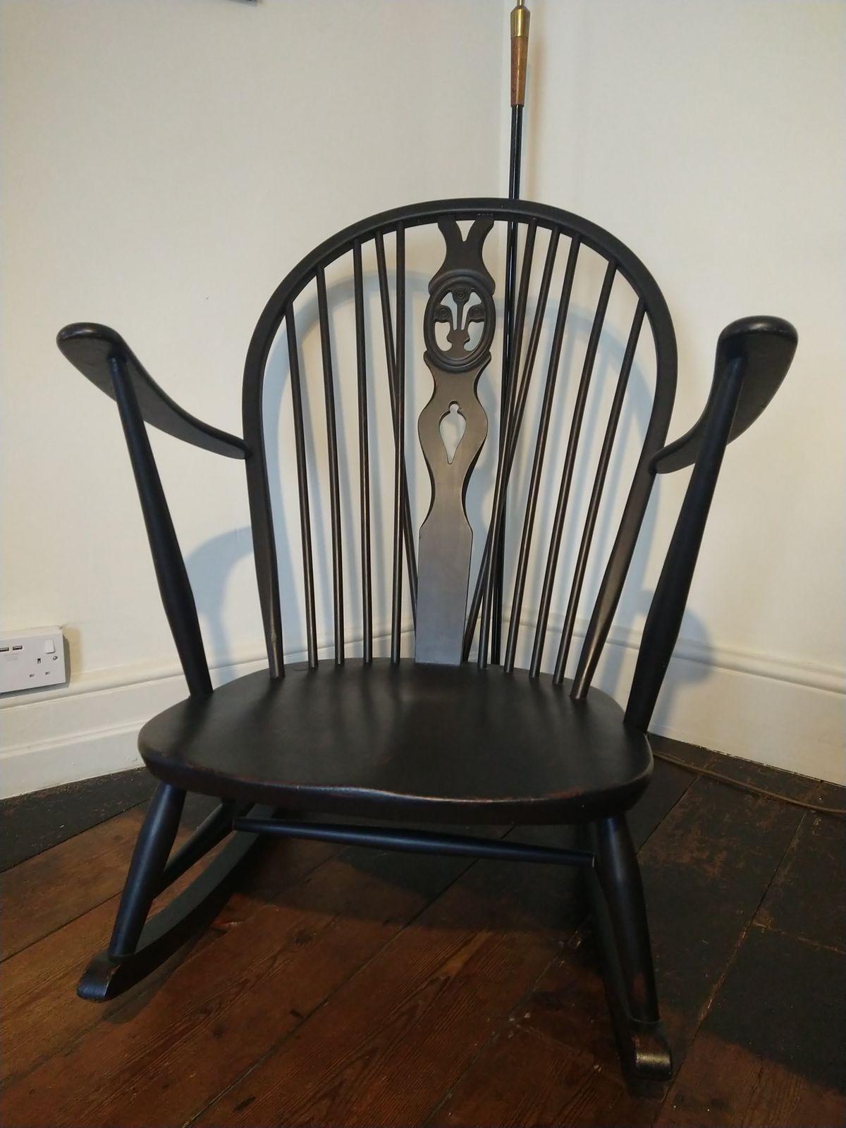 Ercol Grandfather Rocking Chair Model 316 photo Furniture