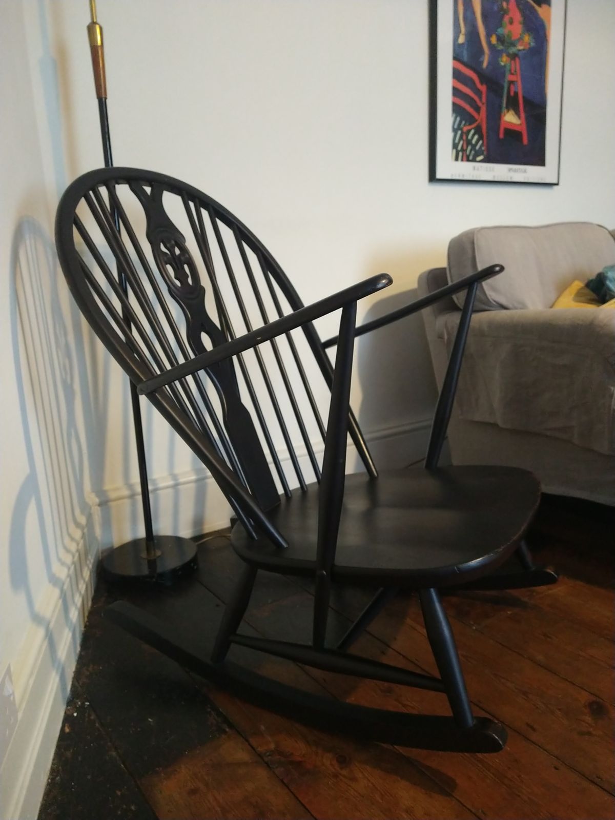 Ercol Grandfather Rocking Chair Model 316 photo 250.0