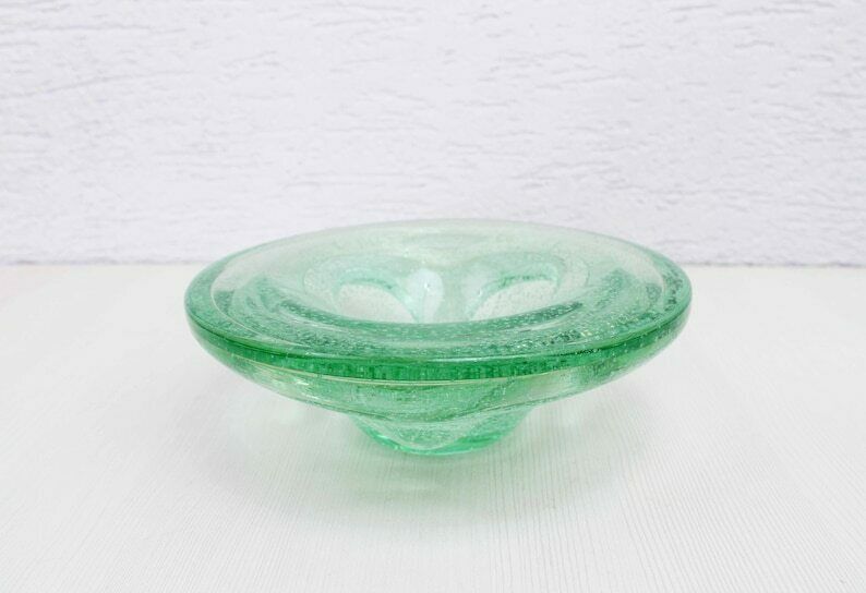 Crystal Bowl From The 70s From Daum France Glassworks photo furniture