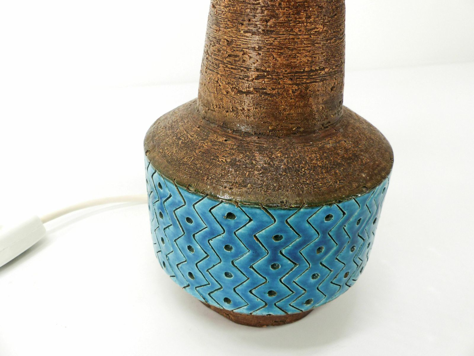 Aldo Londi Bitossi Ceramic Lamp For Asea 1960 photo vinterior