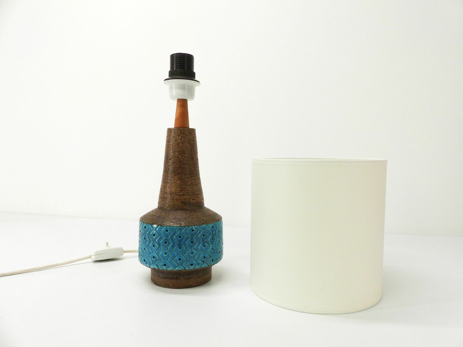 Aldo Londi Bitossi Ceramic Lamp For Asea 1960 photo buy