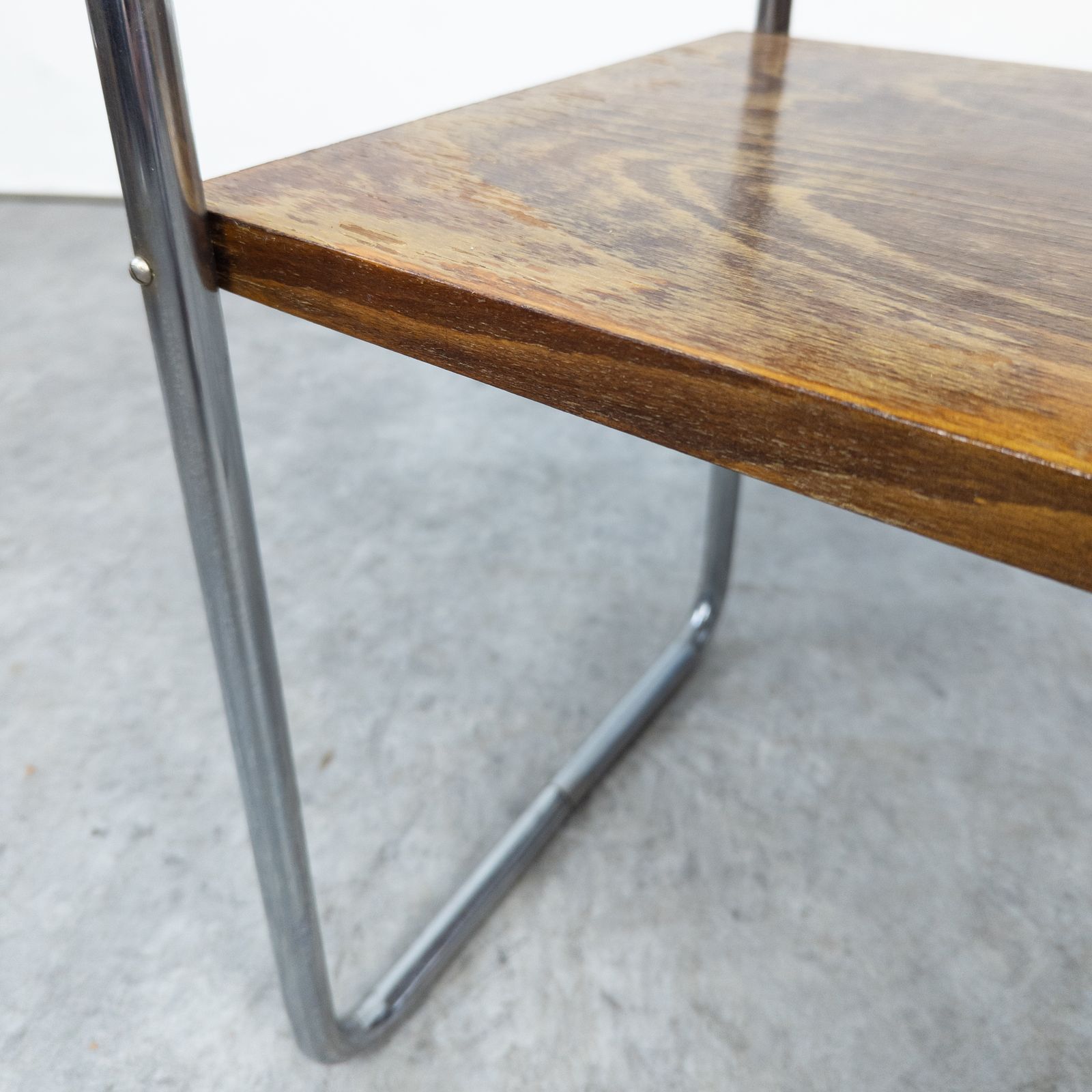 Bauhaus Tubular Steel Side Table Thonet B 12 By Marcel Breuer photo for sale