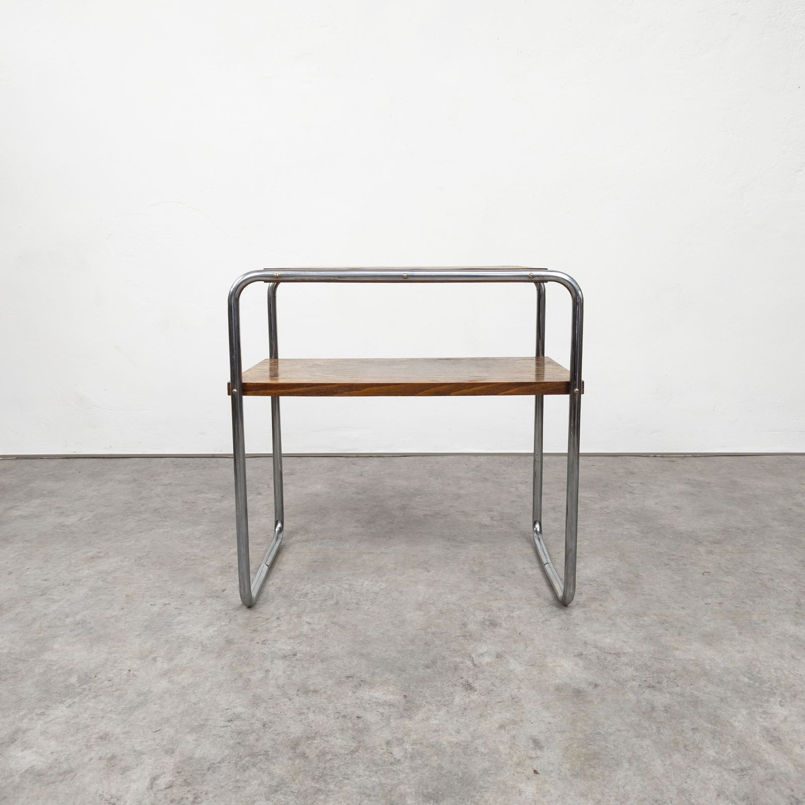Bauhaus Tubular Steel Side Table Thonet B 12 By Marcel Breuer photo 790.0