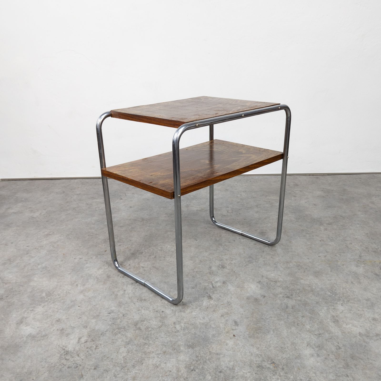 photo buy Bauhaus Tubular Steel Side Table Thonet B 12 By Marcel Breuer