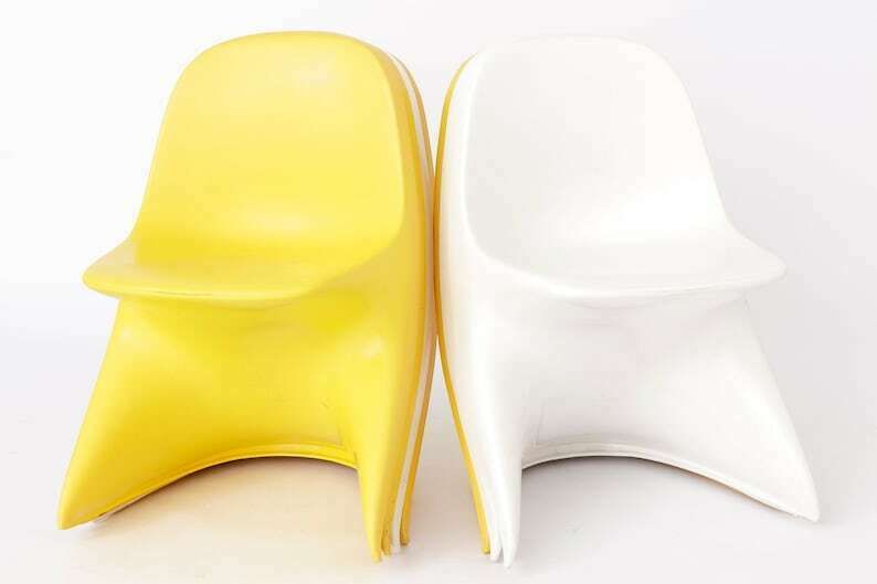 7 kinderstoelen Cassalino van Alexander Begge, jaren 1970, voor fabrikant Casala, Duitsland photo buy