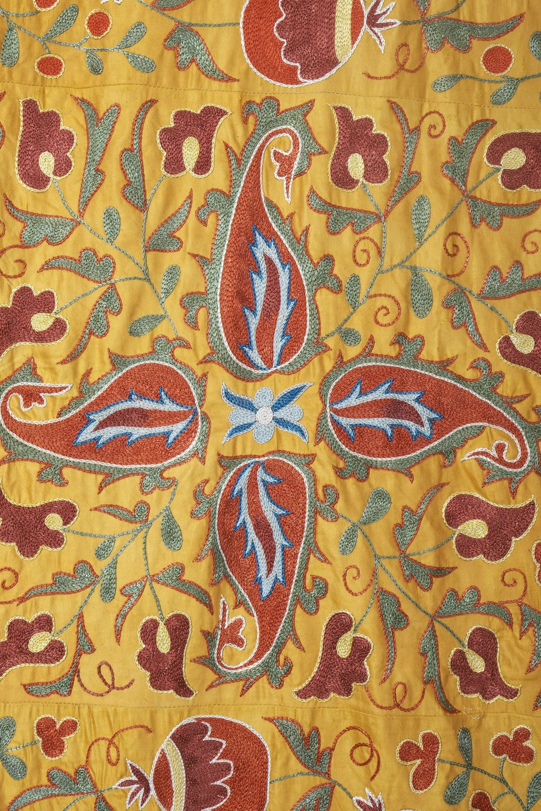 Silk Suzani From Samarkand, Uzbekistan, Early 20th Century photo furniture