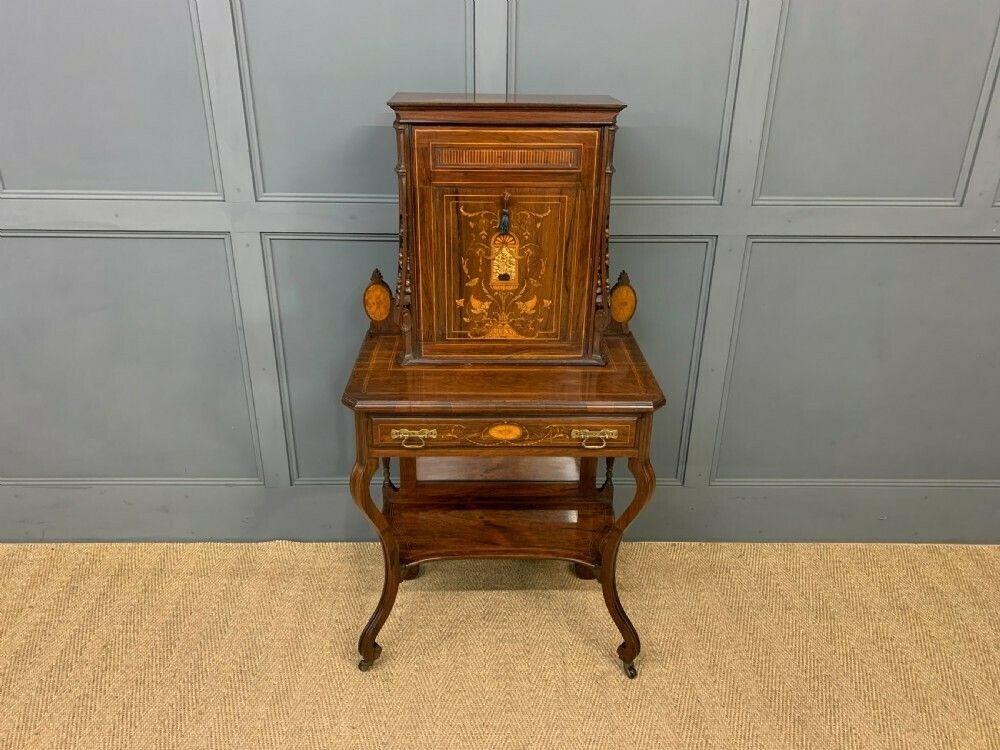 Inlaid Rosewood Bonheur Du Jour photo furniture