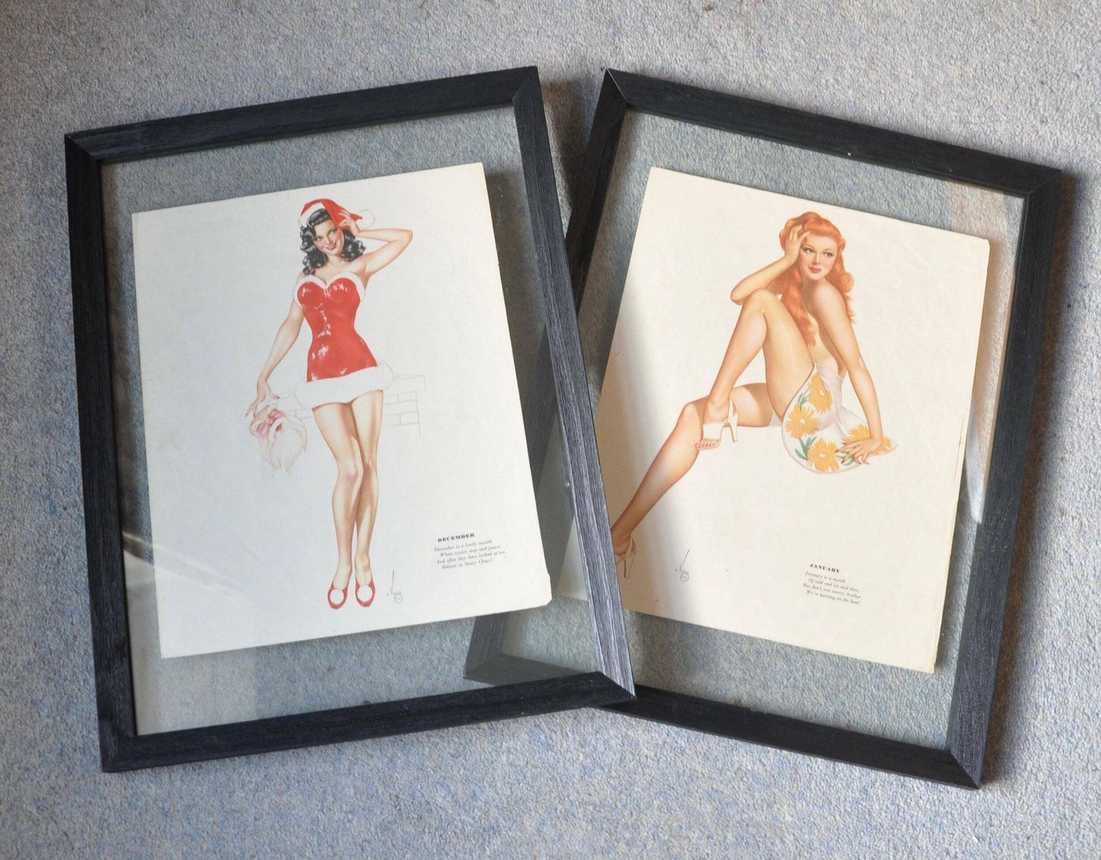 Ww2 Calendar Girl Varga Esquire September/October photo buy