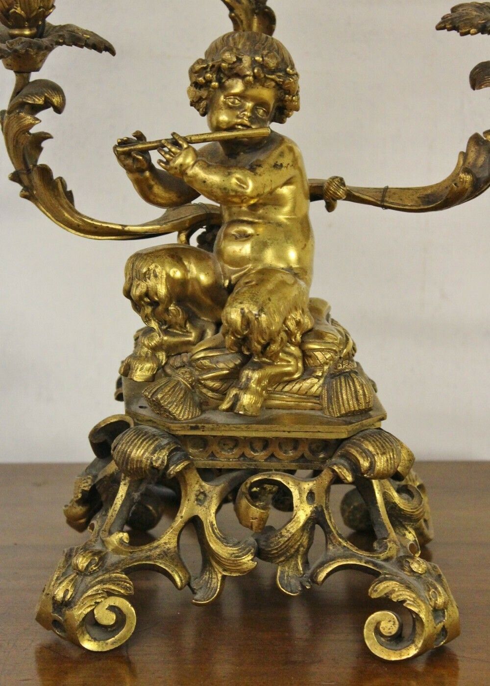 Excellent Gilt Bronze Table Lamp photo furniture
