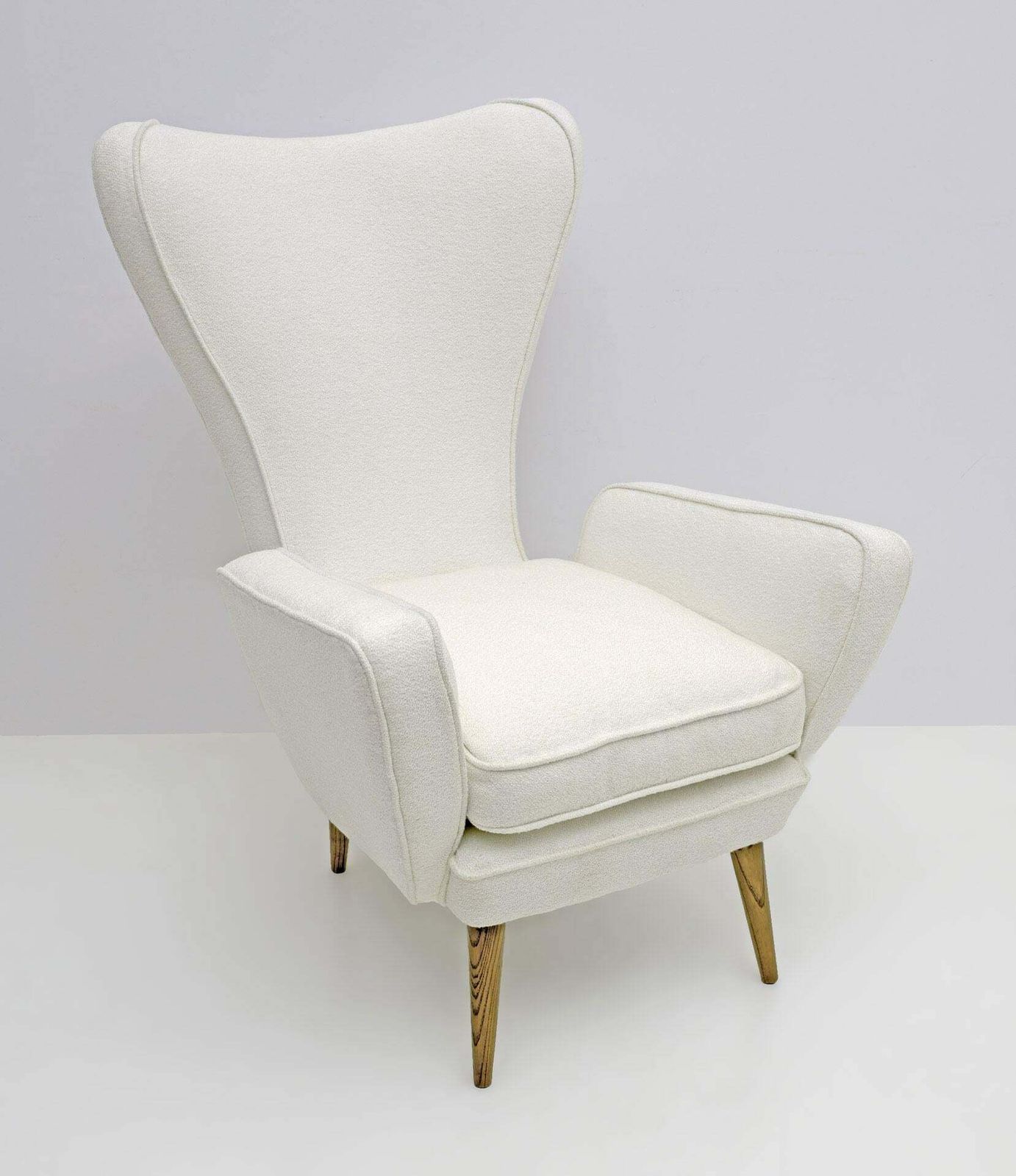 Emilio Sala & Giorgio Madini Bouclè Armchair For Fratelli Galimberti Cantù, 50s photo furniture