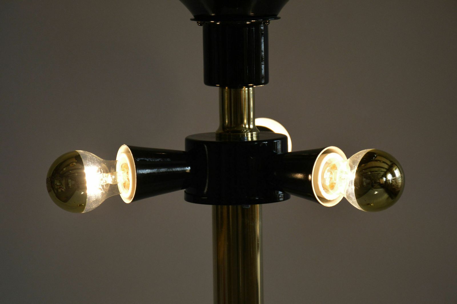 Restored Mid Century Brass Floor Lamp, By Kamenický šenov, Czech, 1960s photo 1150.0