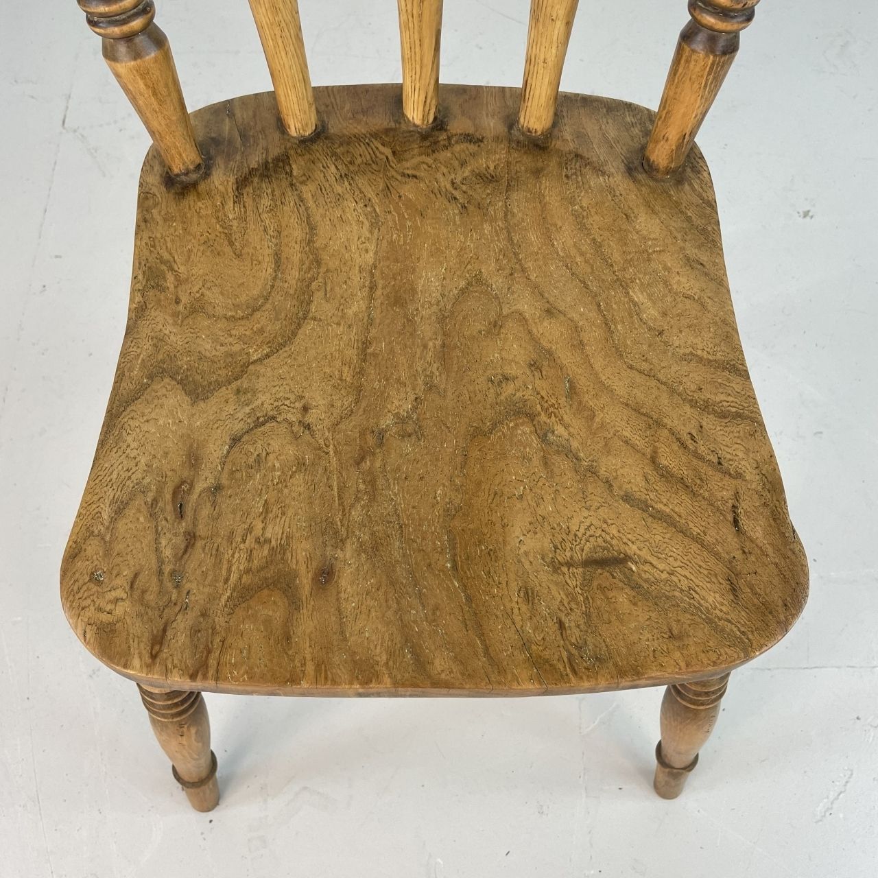 Victorian Turned Wooden Chair, 1800s photo vinterior