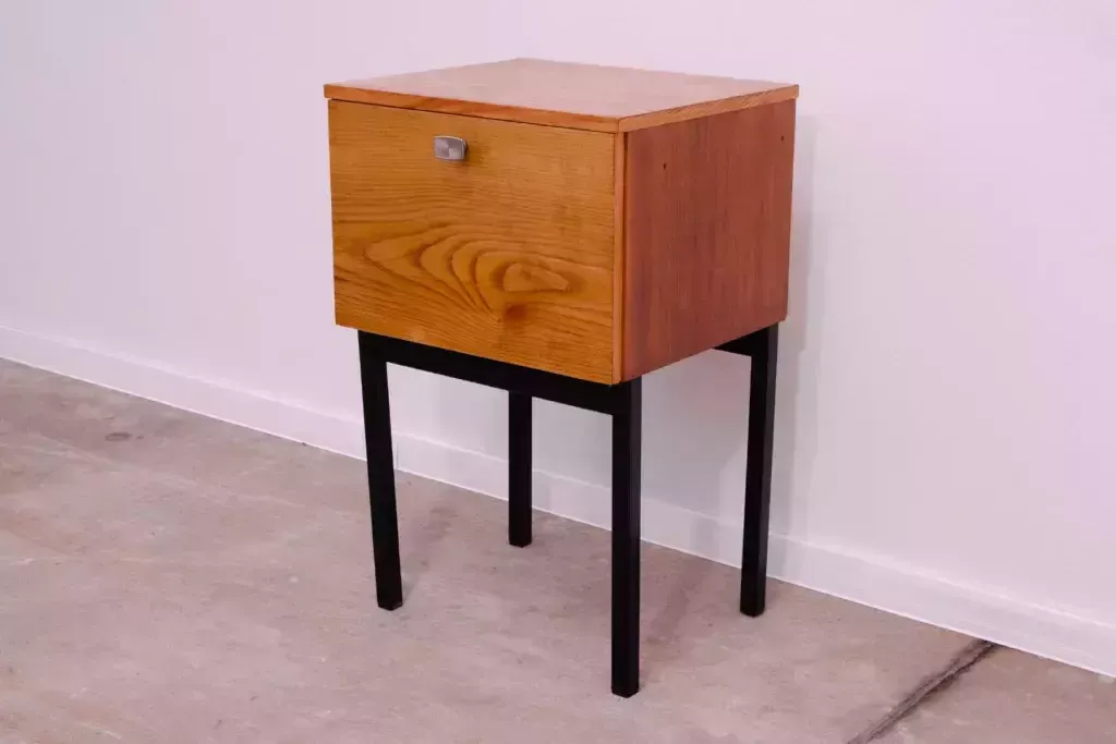 Mid Century Bedside Table, 1960’s, Up Závody, Czechoslovakia photo 269.0