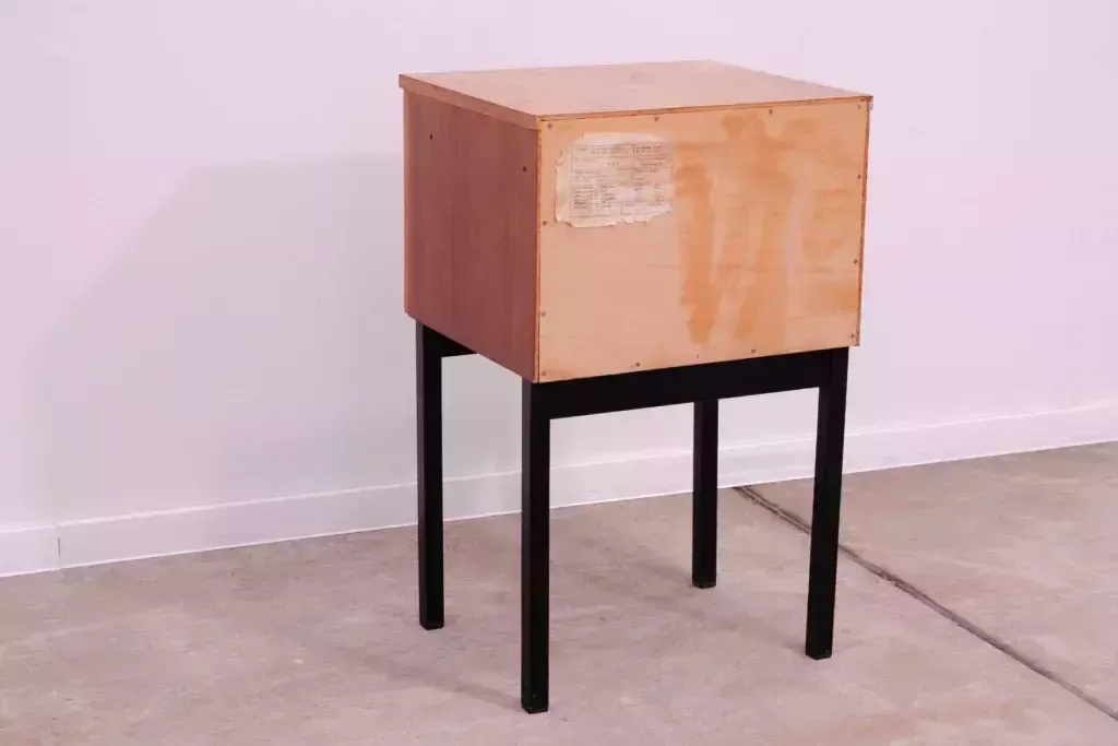 photo buy Mid Century Bedside Table, 1960’s, Up Závody, Czechoslovakia