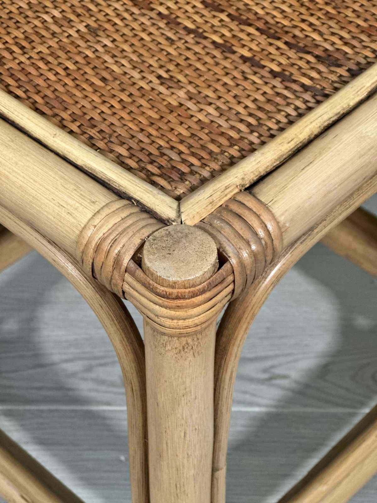 Mid 20th Century Bamboo Nest Of Tables photo buy