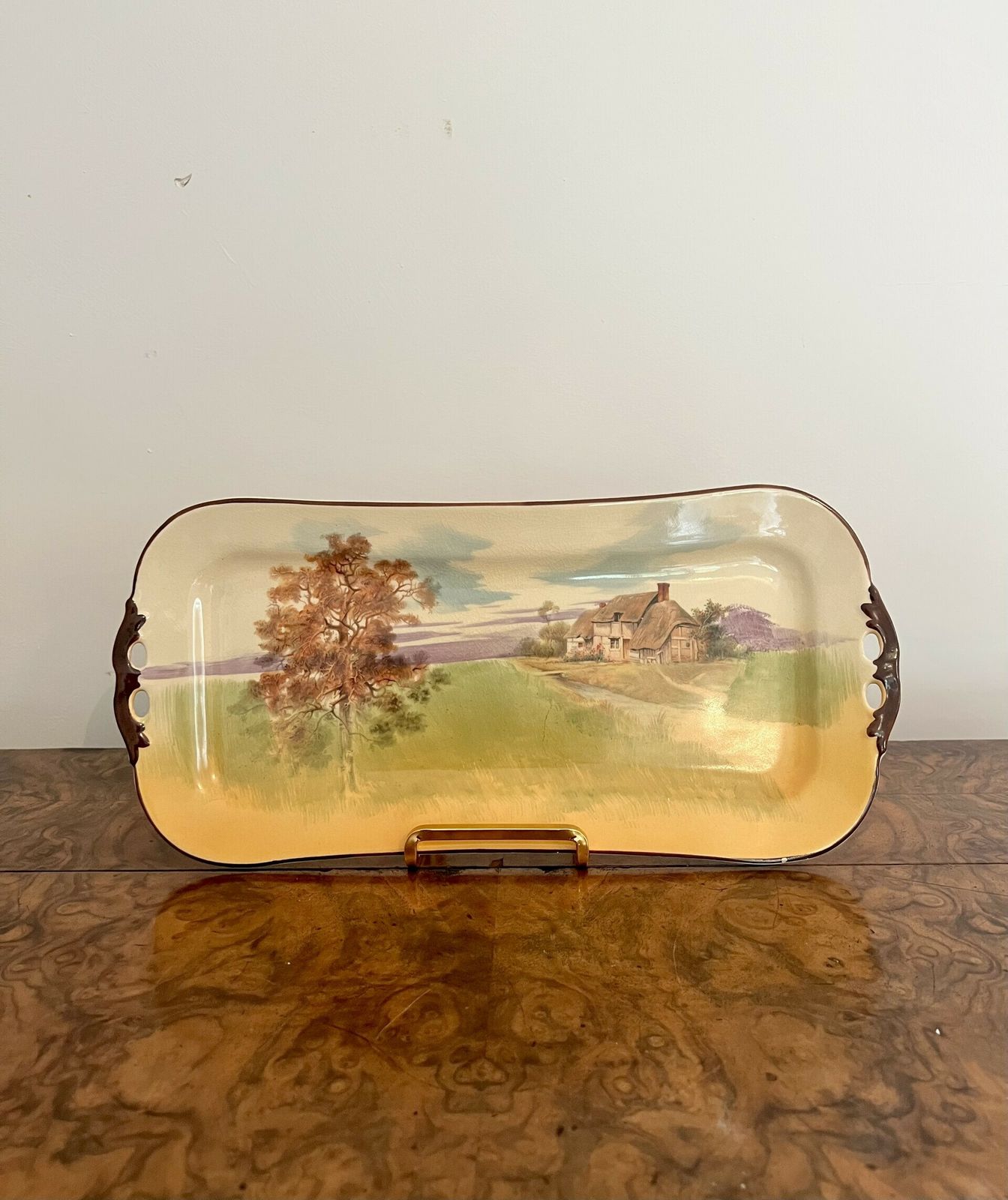 Lovely Set Of Seven Antique Royal Doulton Sandwich Plates photo 345.0