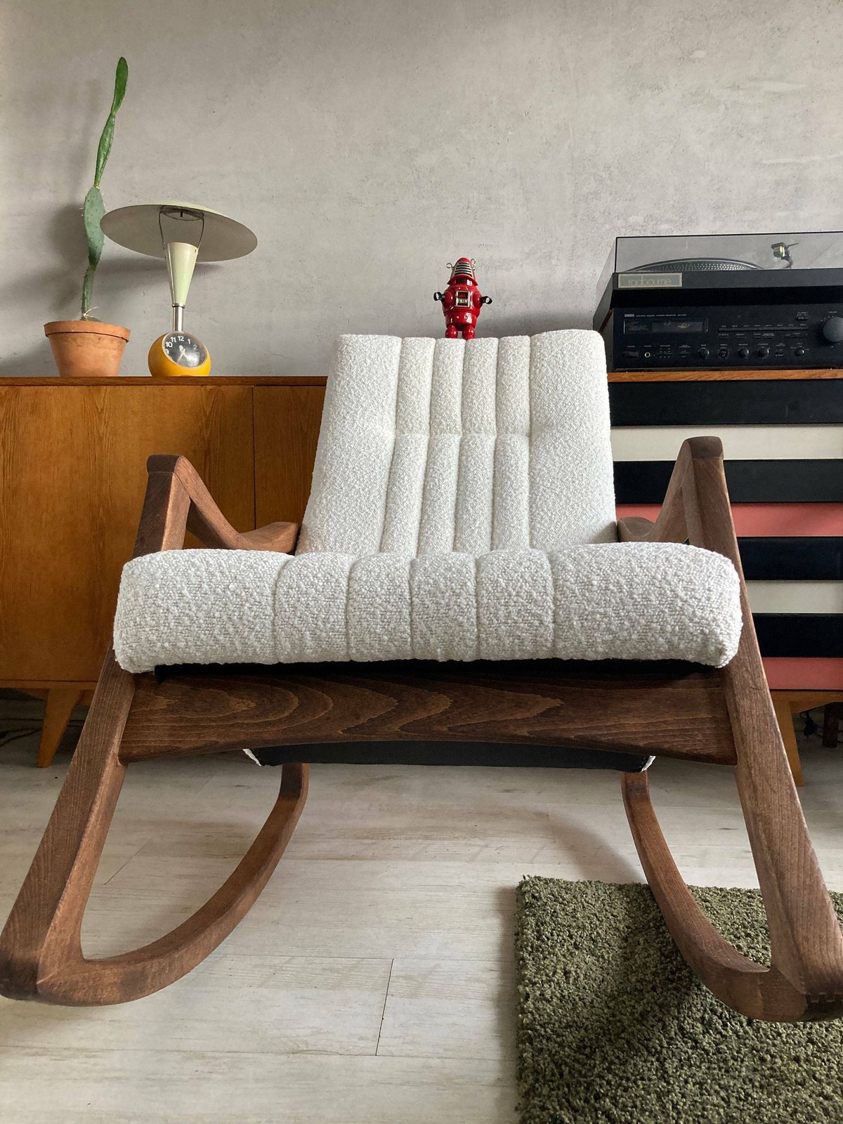 Original Mid Century Rocking Chair From Ton, Czechoslovakia, 1960s photo 1299.0