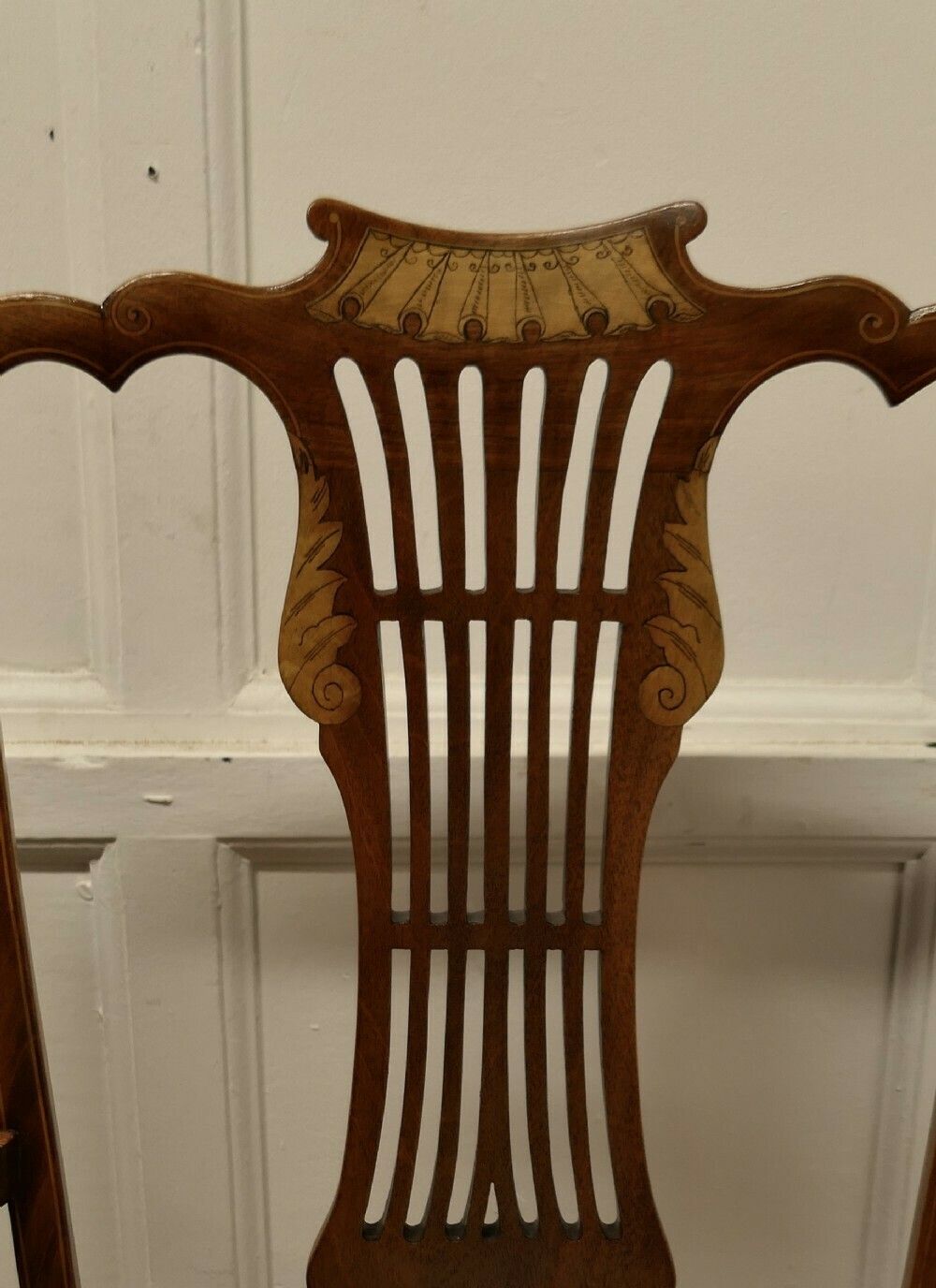 A Pair Of Elegant Edwardian Upholstered Arm Chairs photo Furniture
