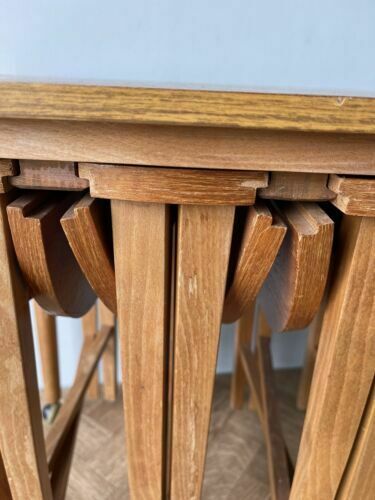 Furniture Poul Hundevad Style Vintage Coffee Table And Side Tables photo