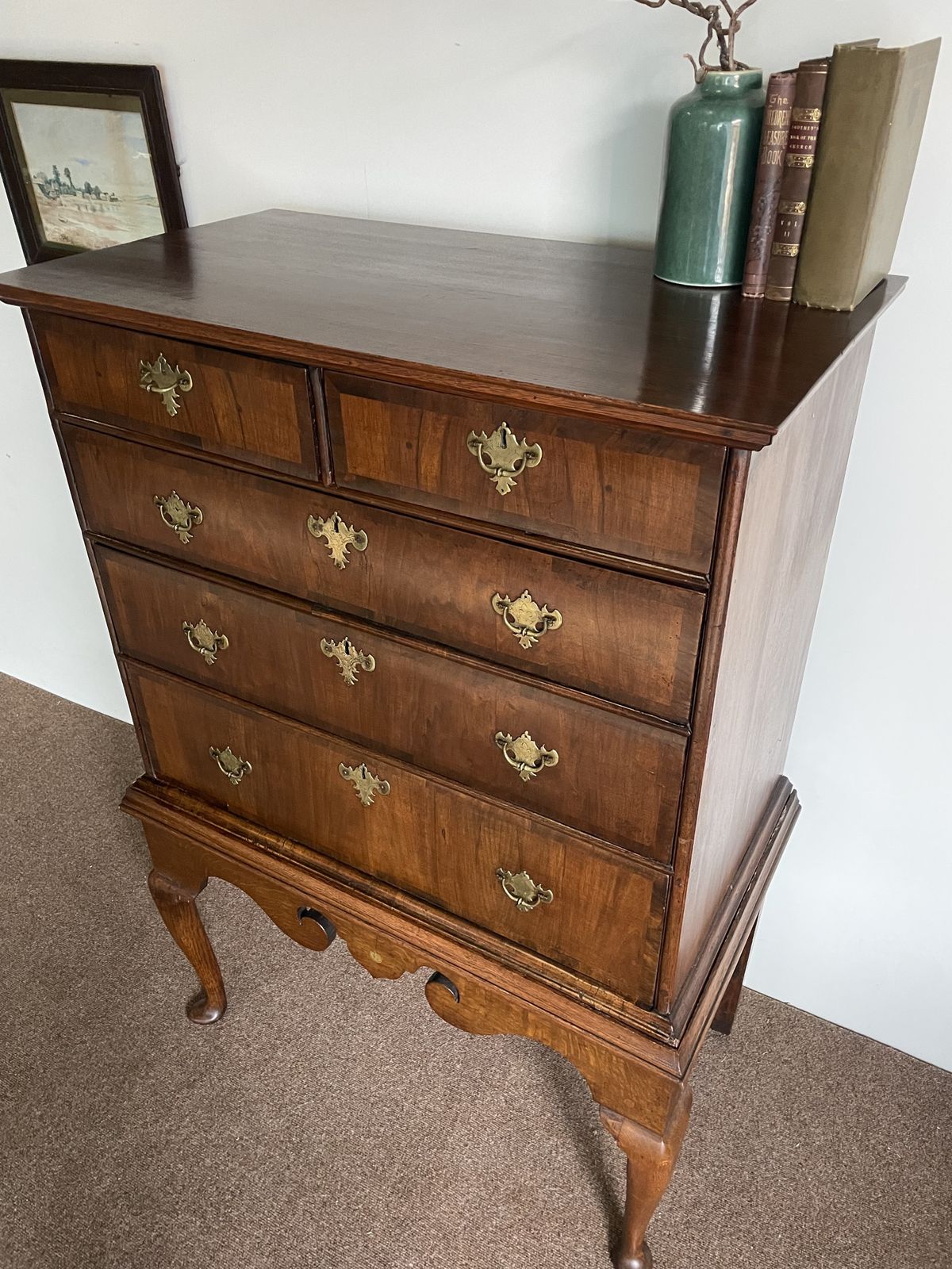 An 18th Century Walnut Chest On Stand photo furniture