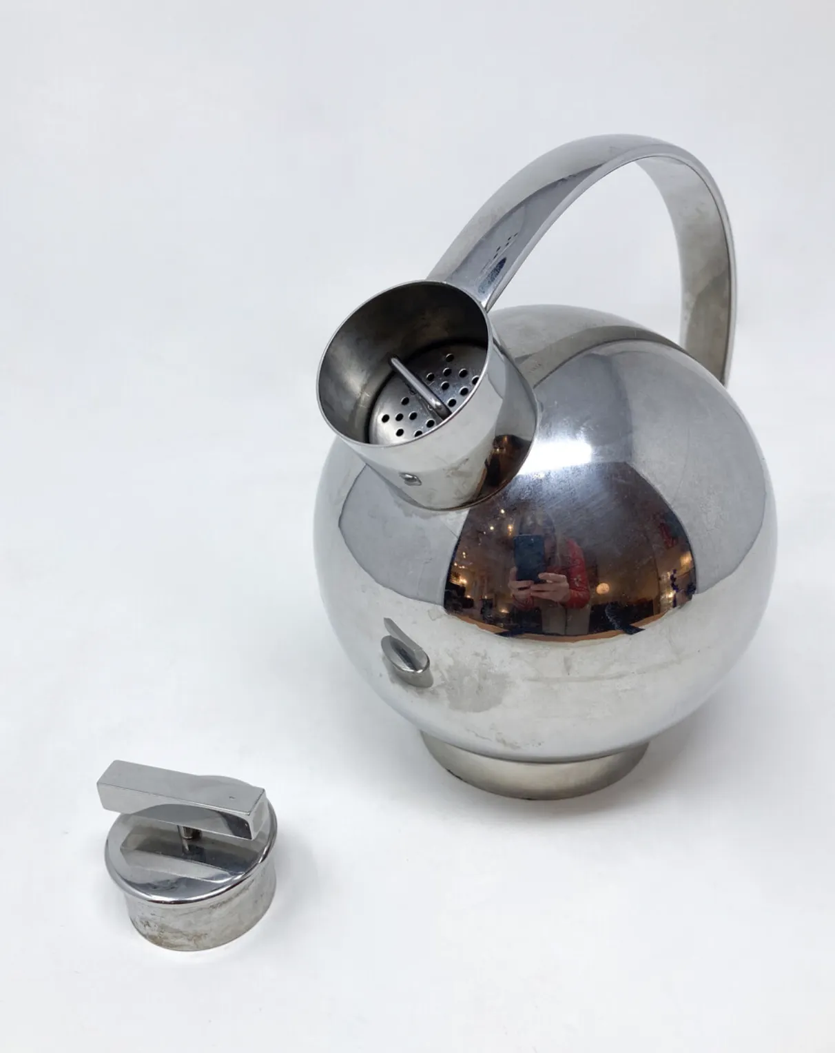 Mid Century Modern Cocktail Shaker By Marianne Brandt For Alessi, Italy photo furniture